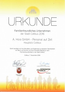 Urkunde familienfr